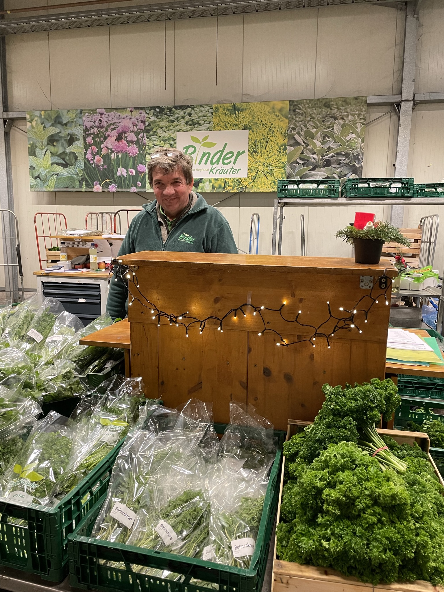 Unser Stand auf dem Großmarkt